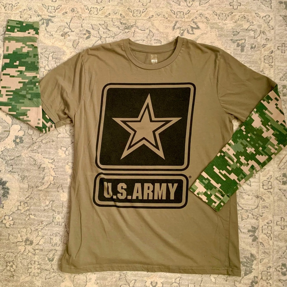 Men’s U.S. Army Camouflage Long Sleeve Shirt